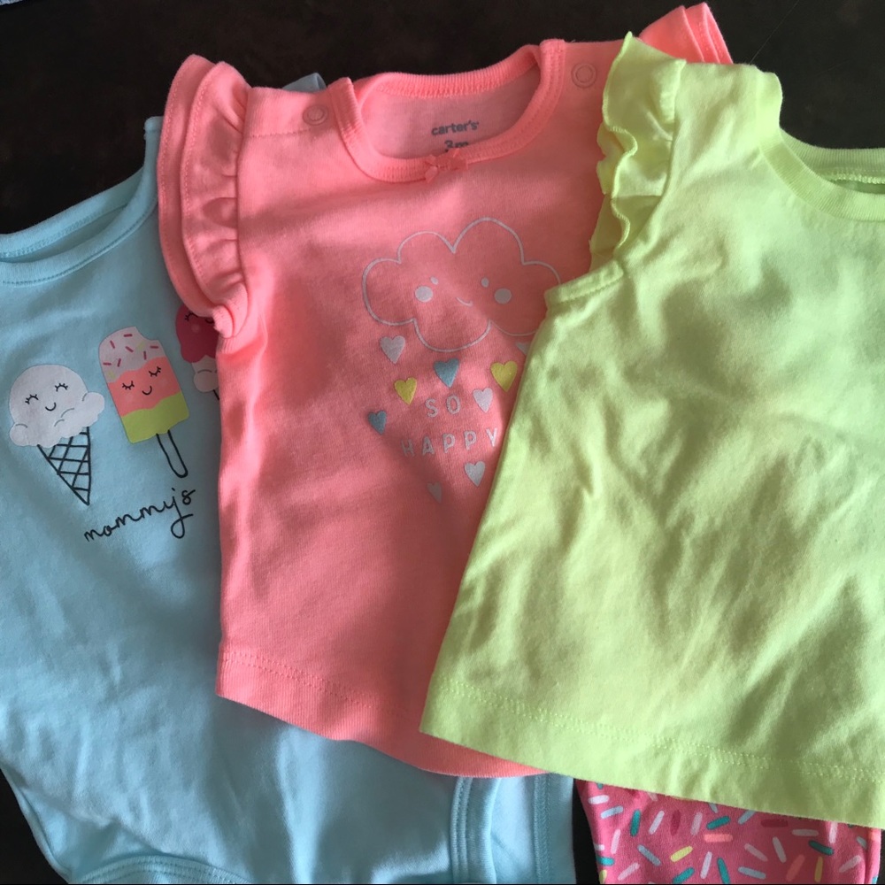 CARTERS Summer Baby Bundle Size 3 Month